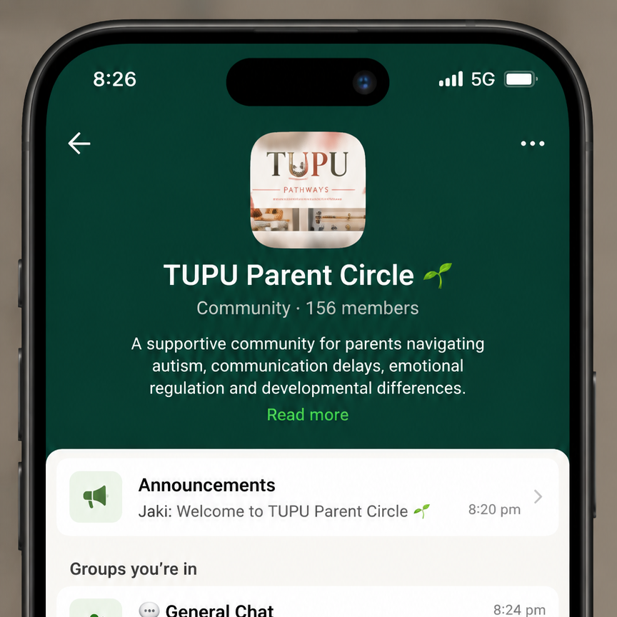 Join TUPU Parent Circle